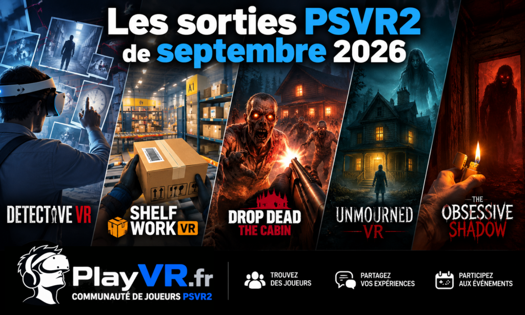 Les sorties PSVR2 de septembre 2026